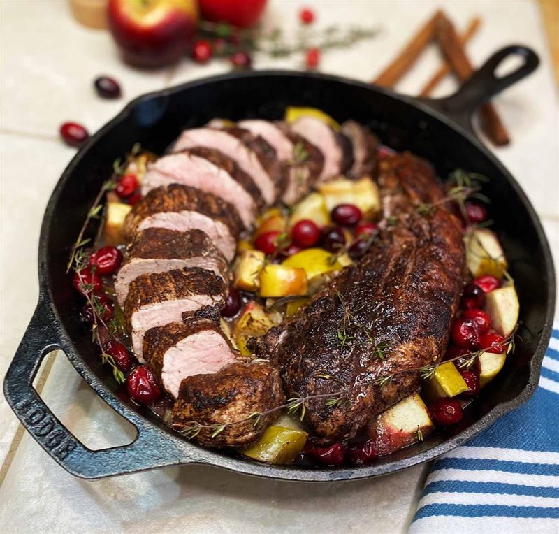 Cinnamon Rubbed Pork Tenderloin