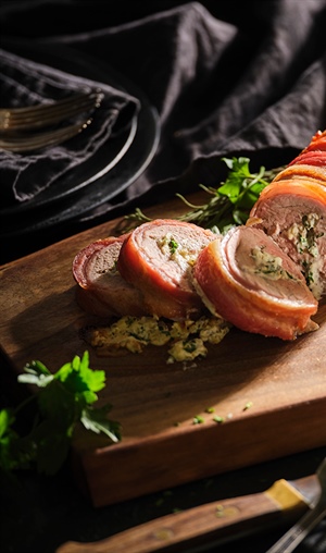 Bacon Wrapped Pork Tenderloin
