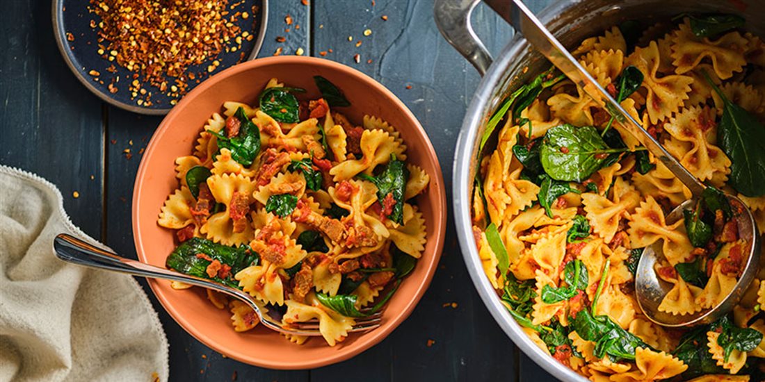 Pork Belly Tomato Pasta