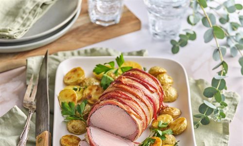 Bacon-Wrapped Pork Roast