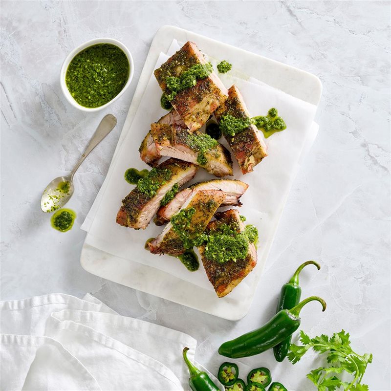 Cilantro Pesto Ribs