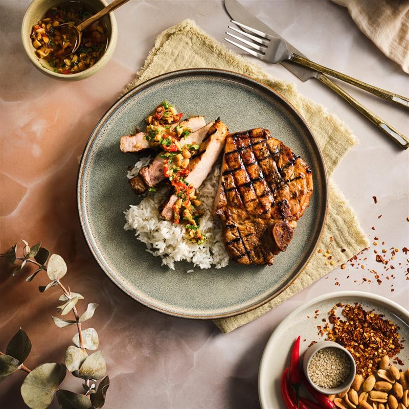 Spicy Grilled Pork Chops