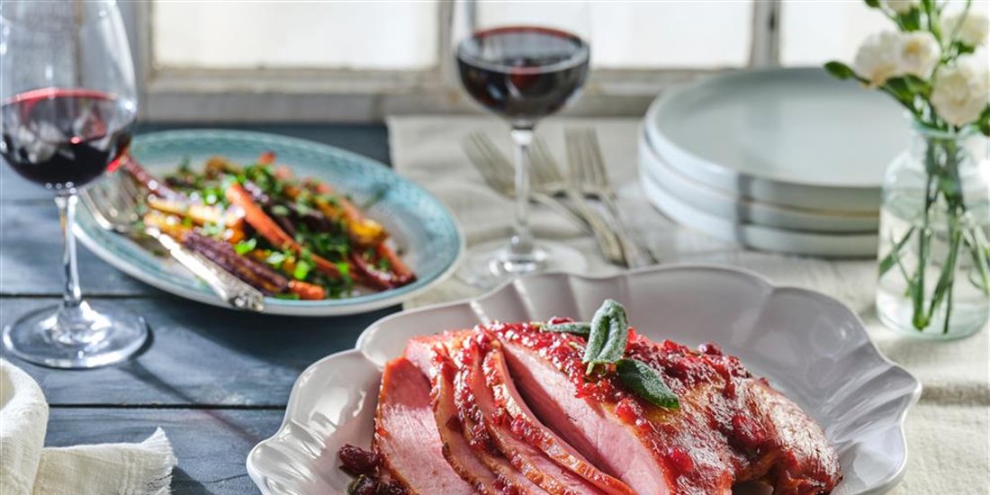Cranberry Glazed Ham