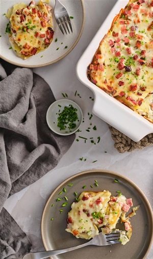 Classic Ham and Scalloped Potatoes
