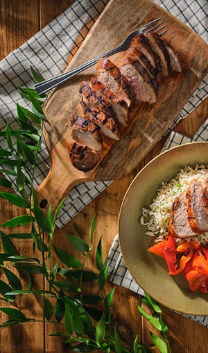 Honey Soy Grilled Pork Tenderloin