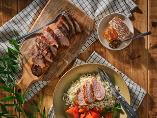 Honey Soy Grilled Pork Tenderloin