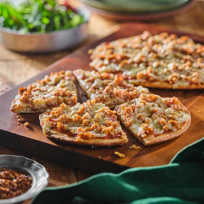 Easy Sausage Flatbread
