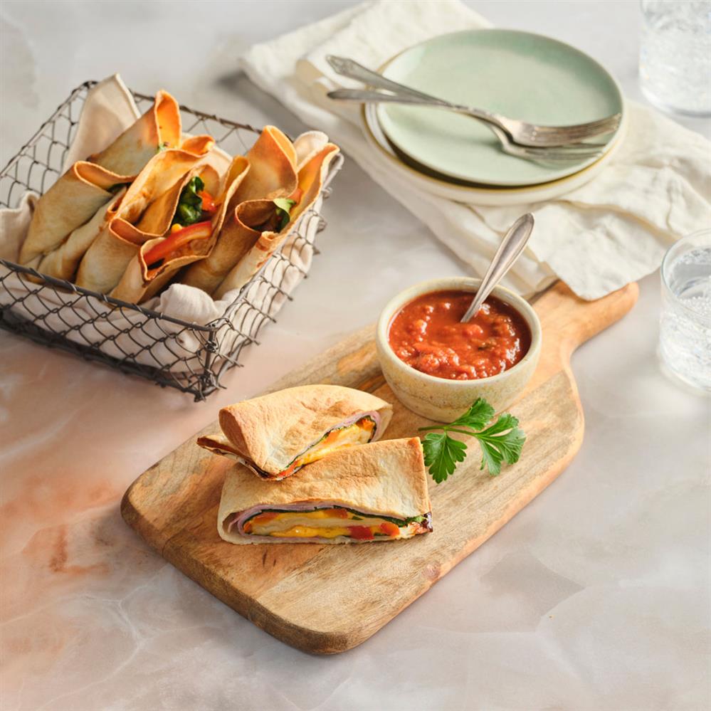 Homemade Ham & Cheese Pockets (Air Fryer)