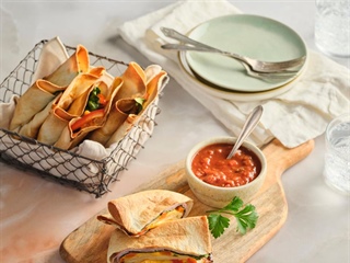 Homemade Ham & Cheese Pockets (Air Fryer)