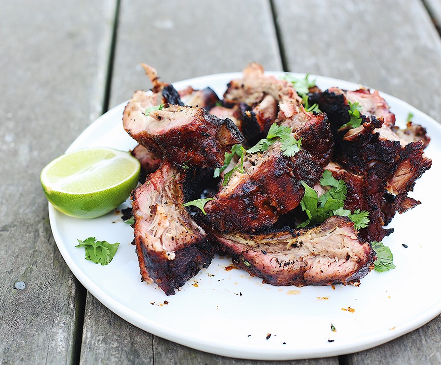 Chipotle lime BBQ ribs… and smoky Tex-Mex