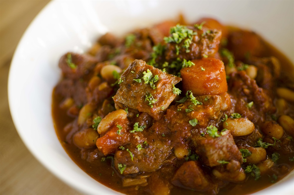 Pork & white bean stew... and the start of winter hibernation