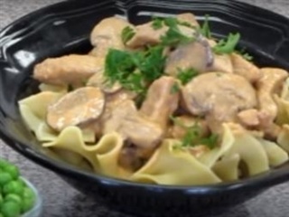 Pork and Mushroom Stroganoff 