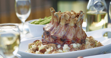 Crown Roast of Pork on the BBQ