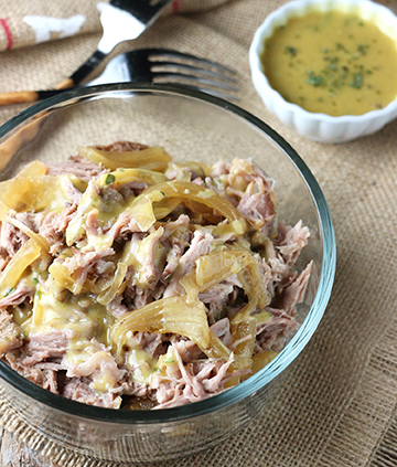Honey Dijon Slow Cooker Pork 