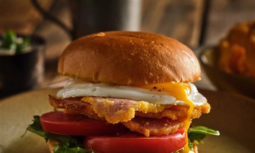 Peameal Bacon BLT Sandwich