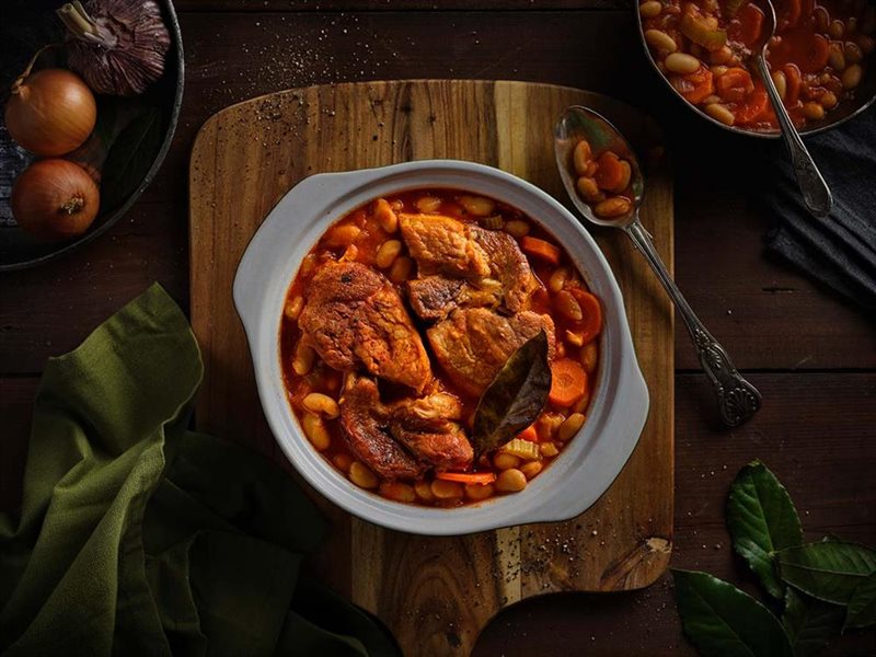 Pork Roast Cassoulet