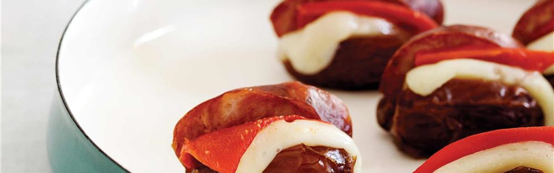 Chorizo Manchego Stuffed Dates