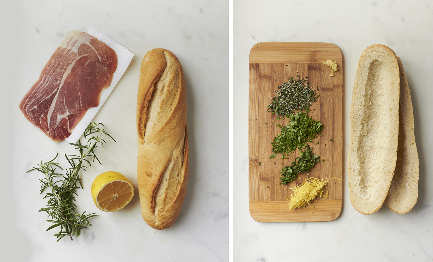Pork Tenderloin Baked in a Baguette